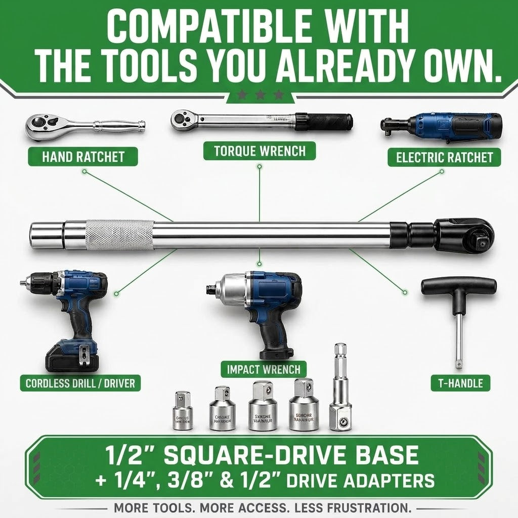 Ovolaco™ Offset Ratchet Extension