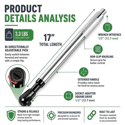 Ovolaco™ Offset Ratchet Extension