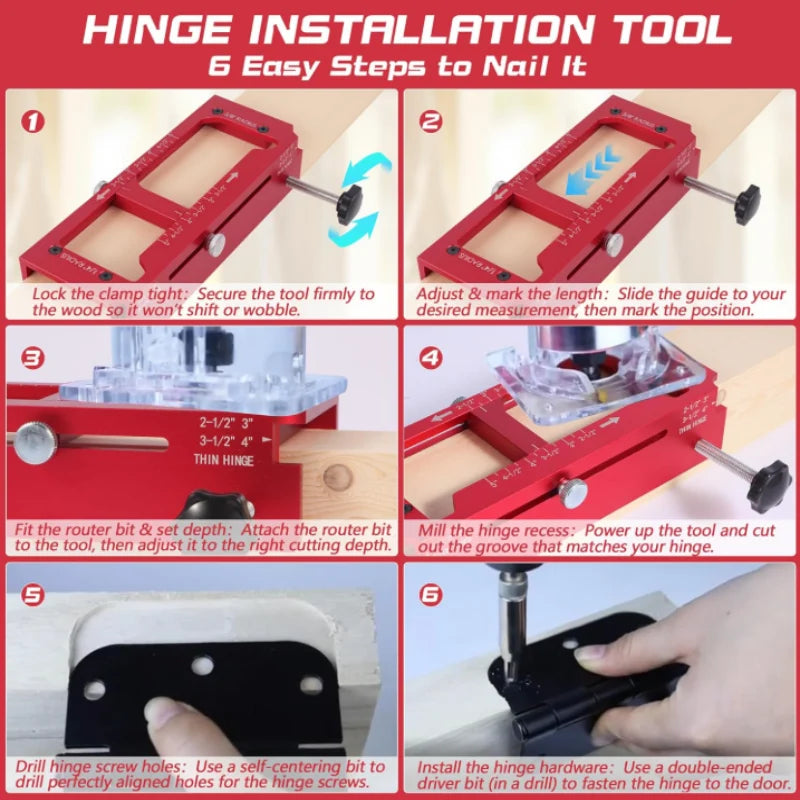 Ovolaco™ Door Hinge Jig
